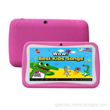 High resolution 7 inch Kid Touchpad Tablet PC Wifi Dual Cor